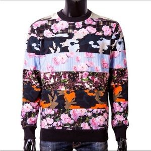 Givenchy black sweater floral
